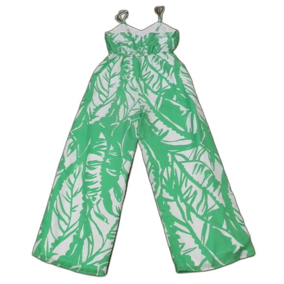 Lilly Pulitzer Target Women's Green Palm Jumpsuit Size S/P - Picture 2 of 2